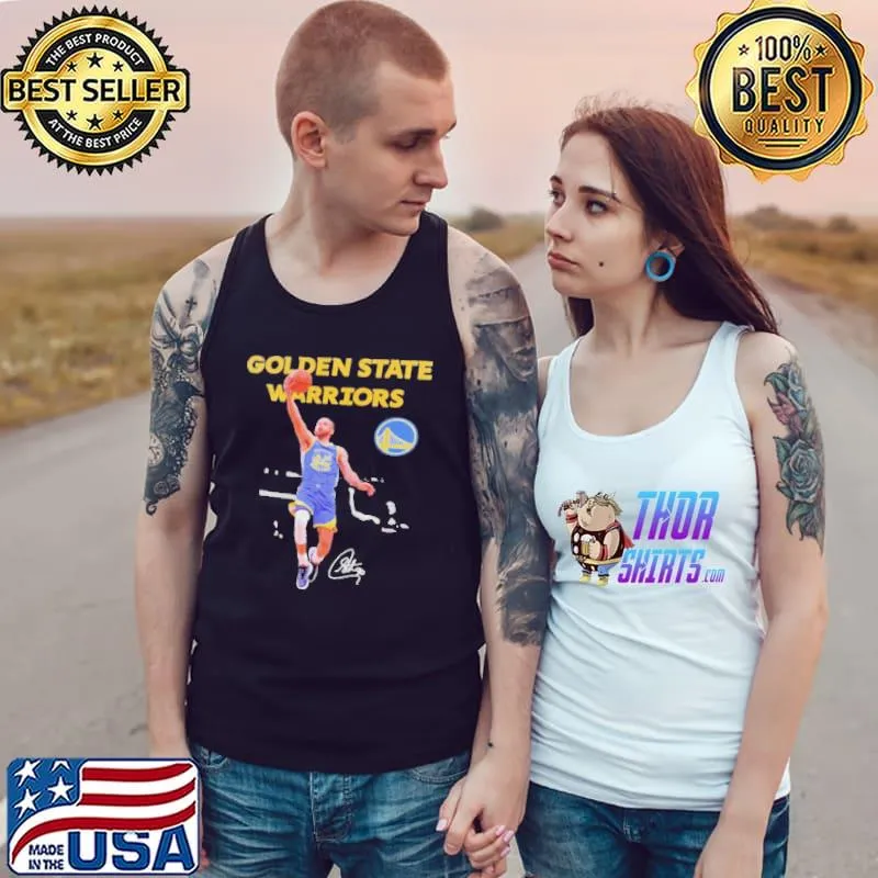 Golden state warriors stephen curry signature s Tank Top