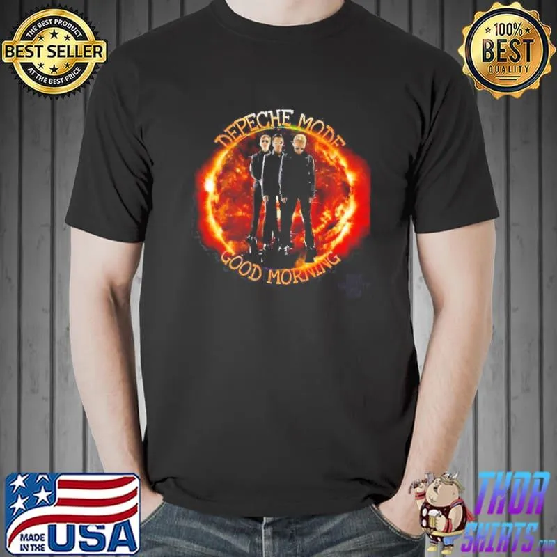 Good morning depeche mode fire ring s Unisex