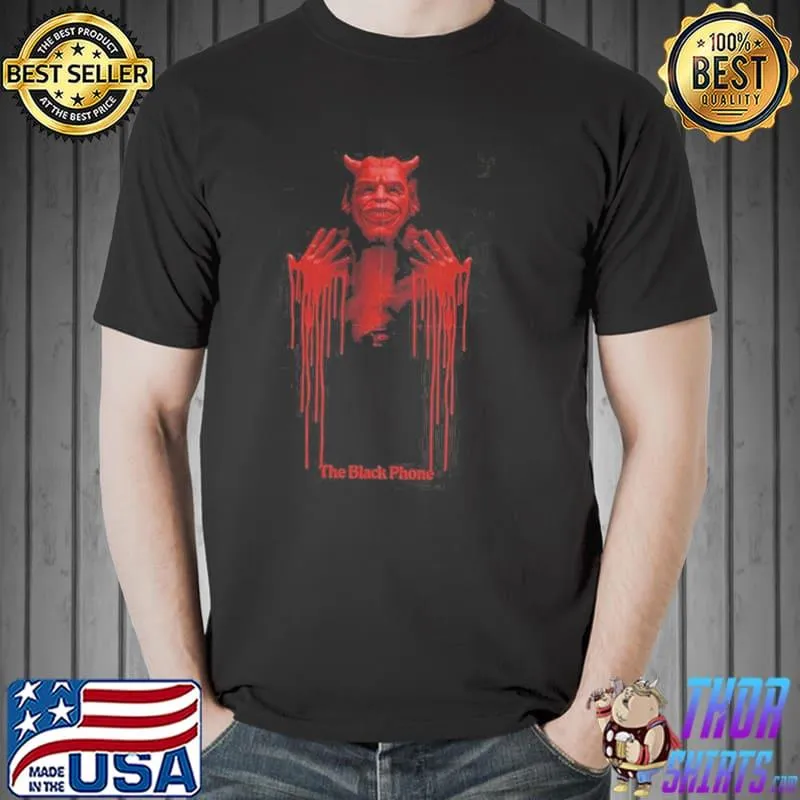 Hands blood the black phone movie 2022 shirt