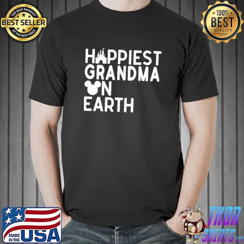 Happiest mama on earth disney mom shirt