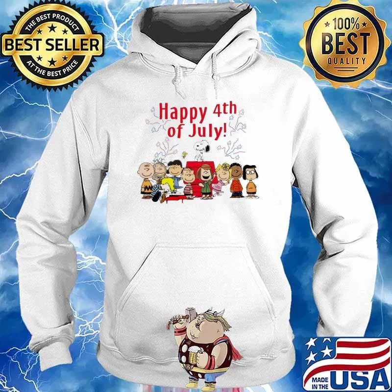 Happy 4th of july peanuts snoopy s Hoodie