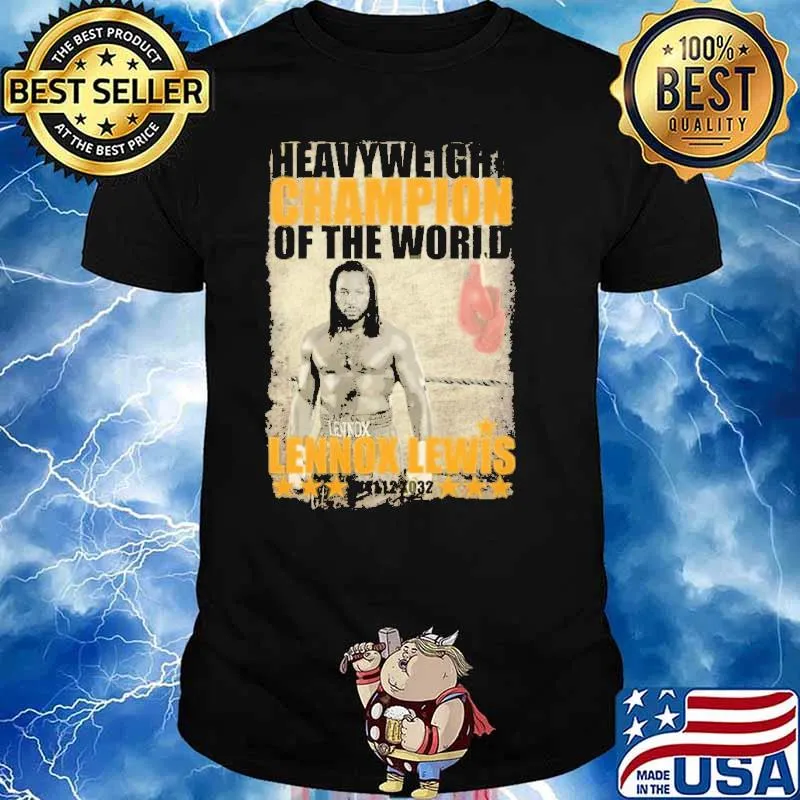 Heavy Weight Champions Of The World Lennox Lwis Shirt