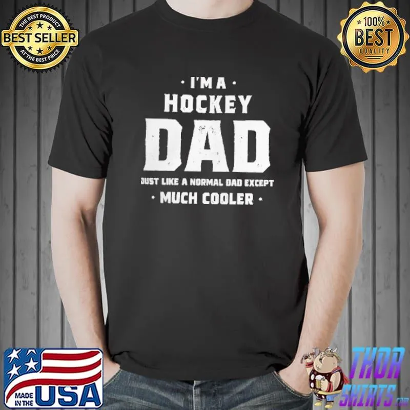 Hockey dad men's for fathers day shirt