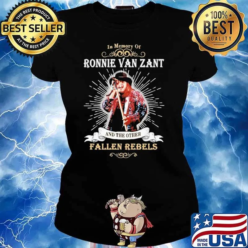 In Memory Or Ronnie Van Zant Shirt Ladies tee