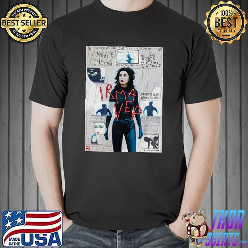 Irma vep 2002 olivier assayas film movie shirt