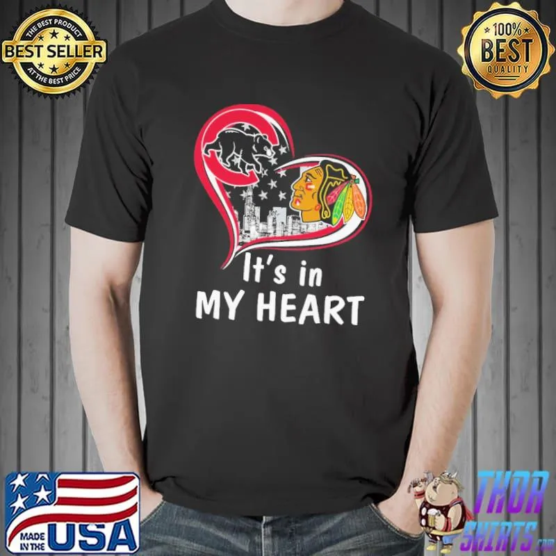 It's In My Heart Chicago Bear Shirt
