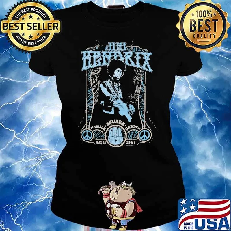 Jimi Hendrix Madison Square Garden Shirt Ladies tee