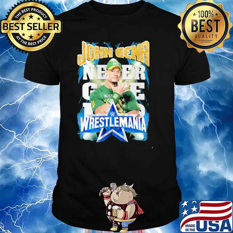 John Cena Champions Wrestlemania Shirt