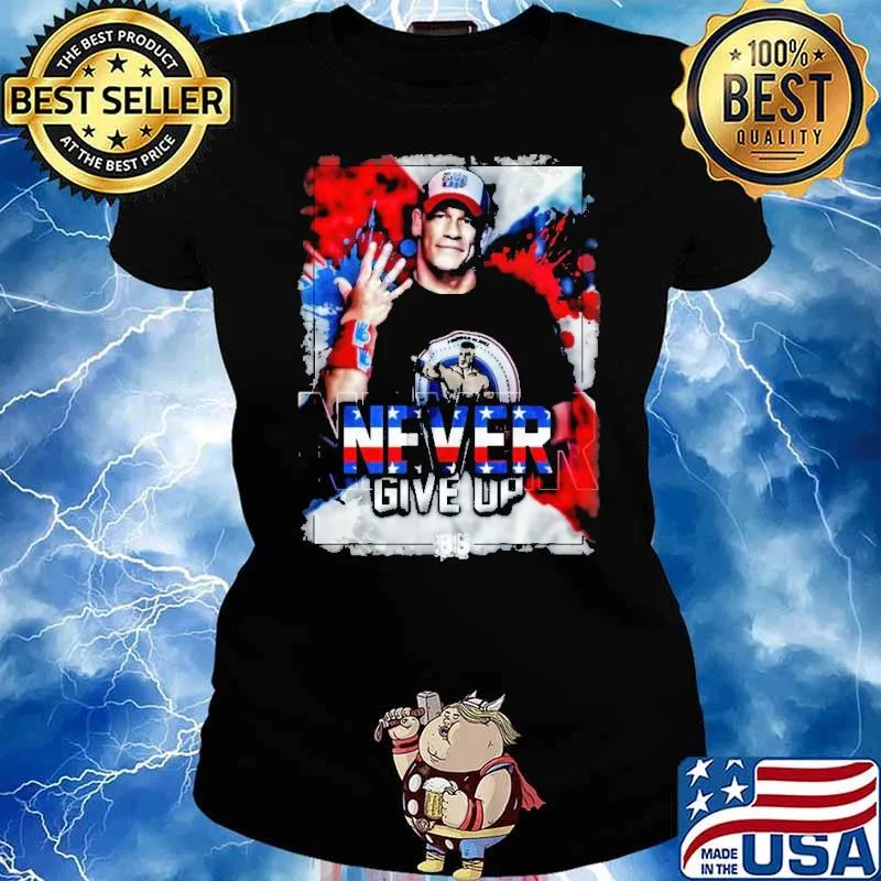 JOHN CENA Never Wake Up American Shirt Ladies tee