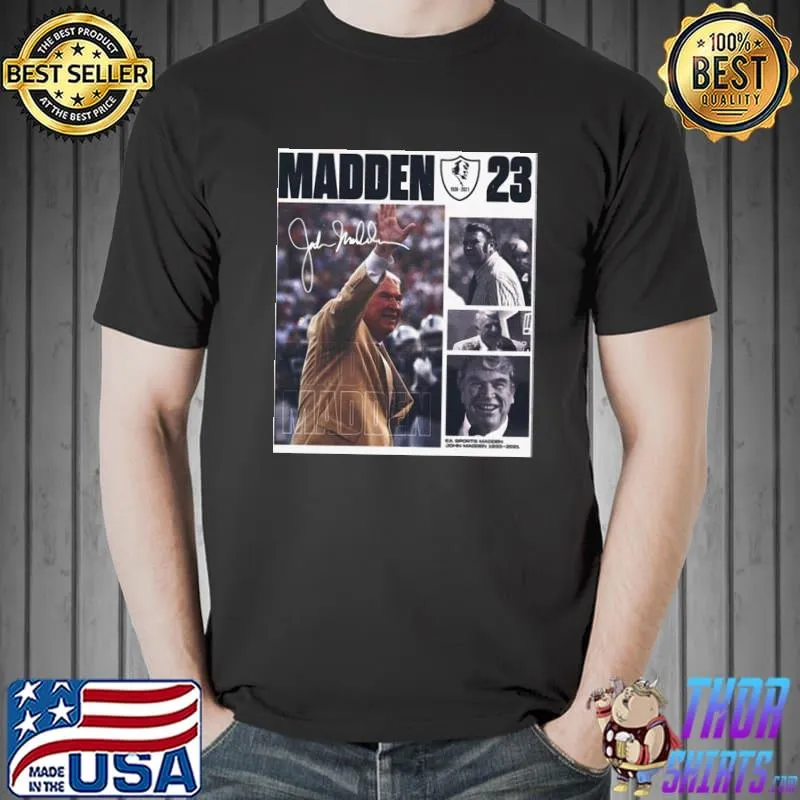 John Football American madden shirt