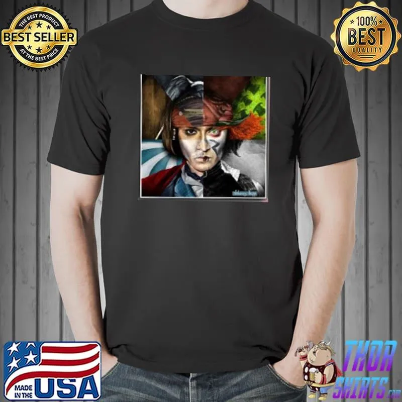 Johnny depp Jack sparrow pirates of the caribbean face s Unisex