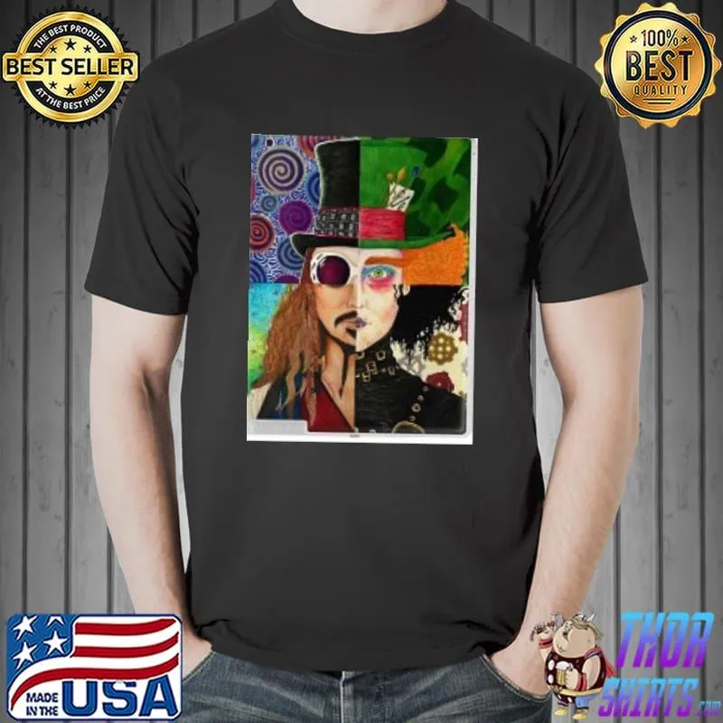 Johnny depp willy wonka edward scissorhands charlie and the chocolate factory alice in wonderland s Unisex