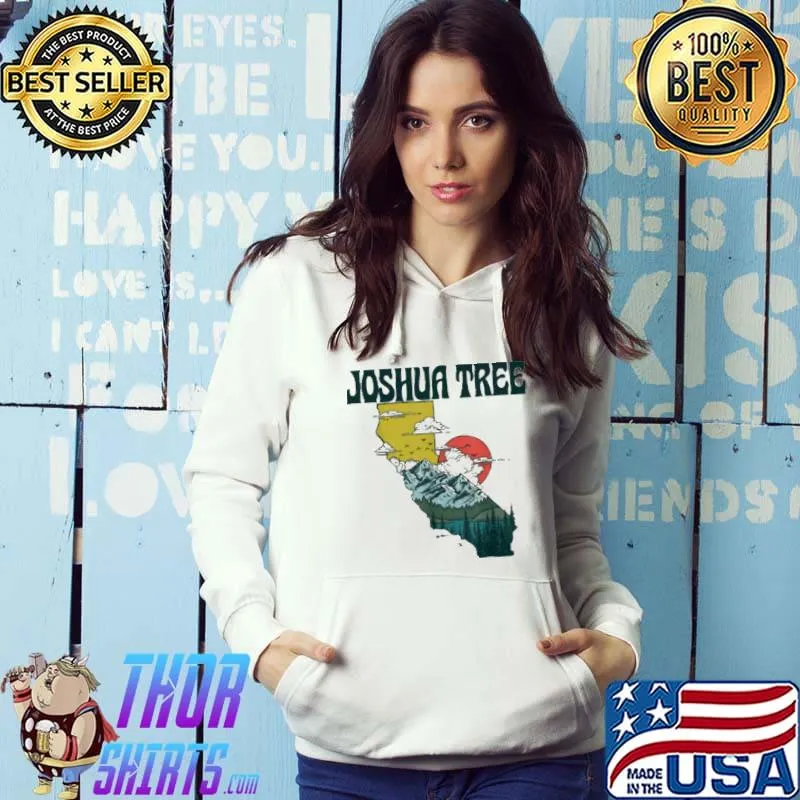 Joshua Tree Mountain Vintage Shirt Hoodie