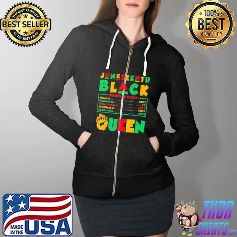 Juneteenth black queen melanin juneteenth s Full Zip Hooded