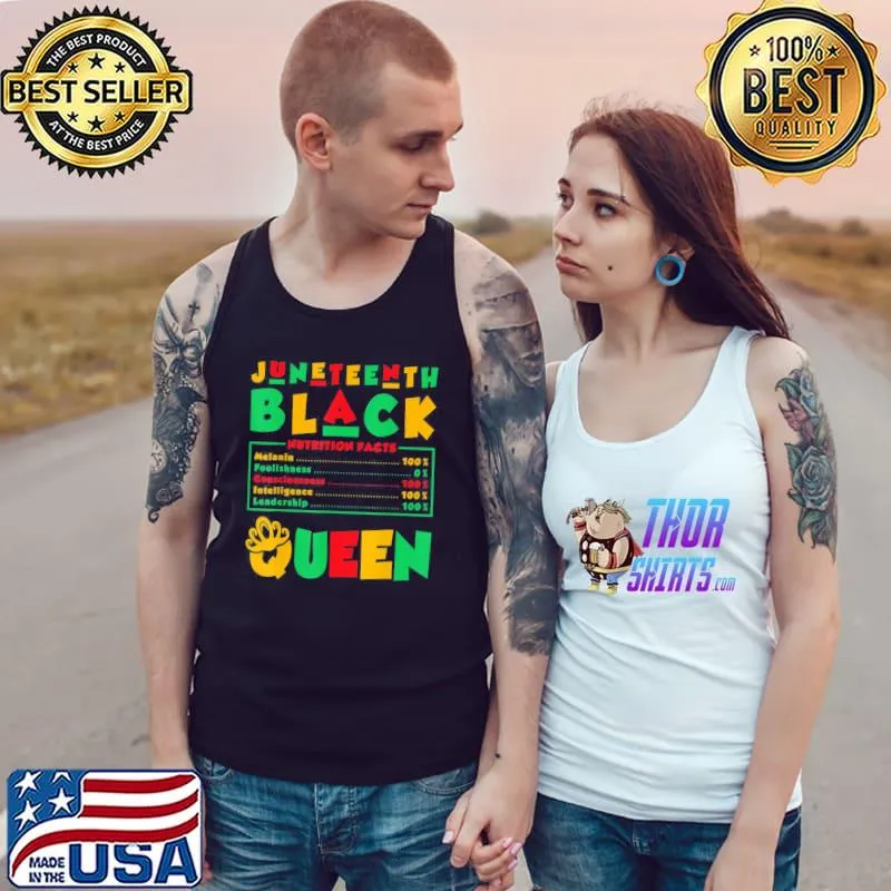 Juneteenth black queen melanin juneteenth s Tank Top