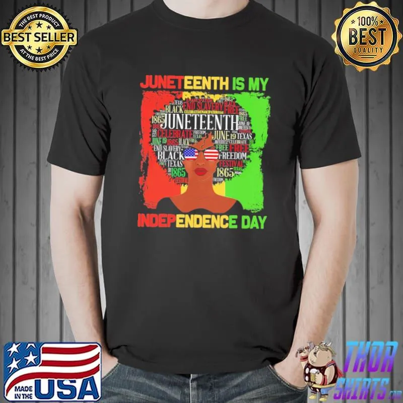Juneteenth Is My Independence Day Shirt