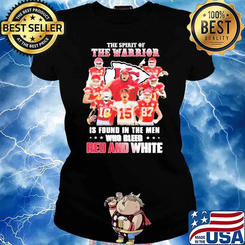 Kansas city Chiefs team the spirit of the the warrior signatures s Ladies tee