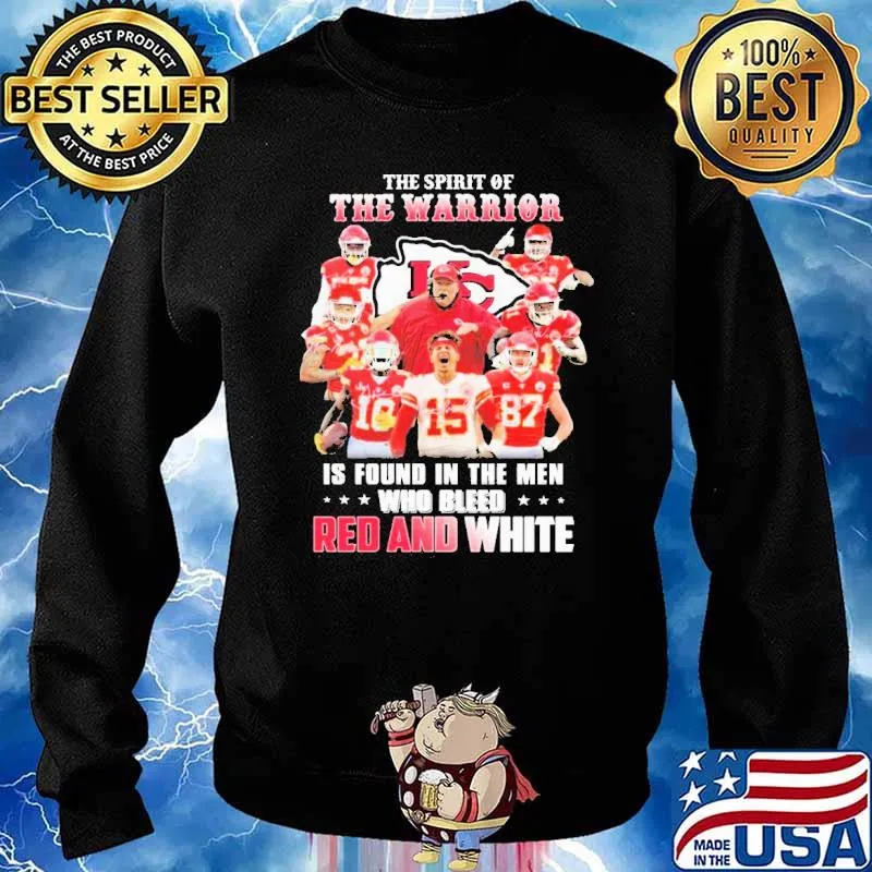 Kansas city Chiefs team the spirit of the the warrior signatures s Sweater