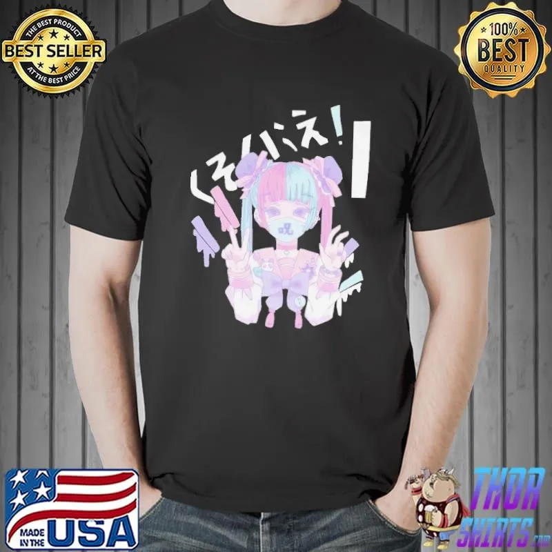 KawaiI pastel grunge sailor moon anime shirt