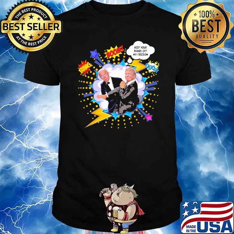 Keep your hands off my freedom biden trump shirt