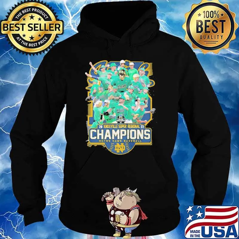 Knoxville super champions Notre Dame Irish baseball s Hoodie