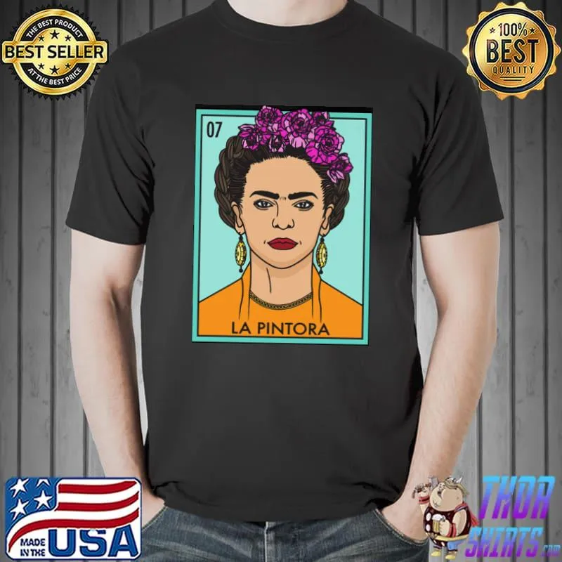 La Pintora Card Flowers Shirt