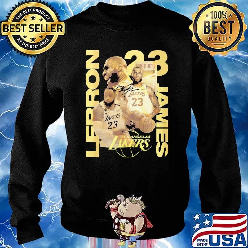 LeBron James 23 Los Angeles Lakers Signature Shirt Sweater
