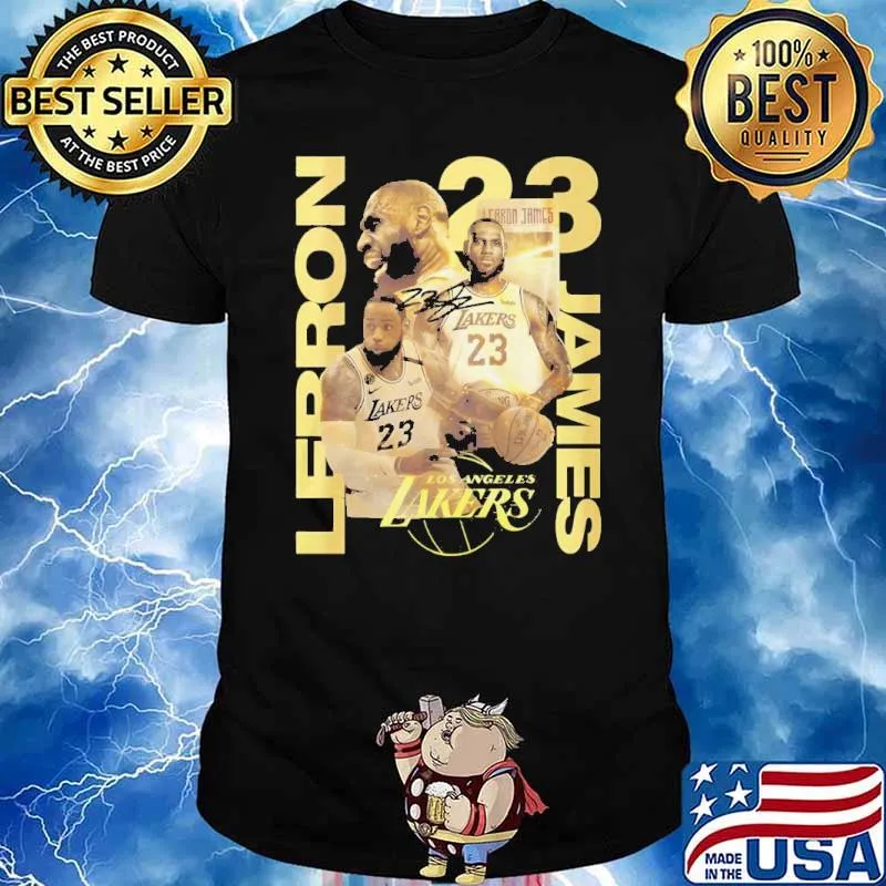 LeBron James 23 Los Angeles Lakers Signature Shirt
