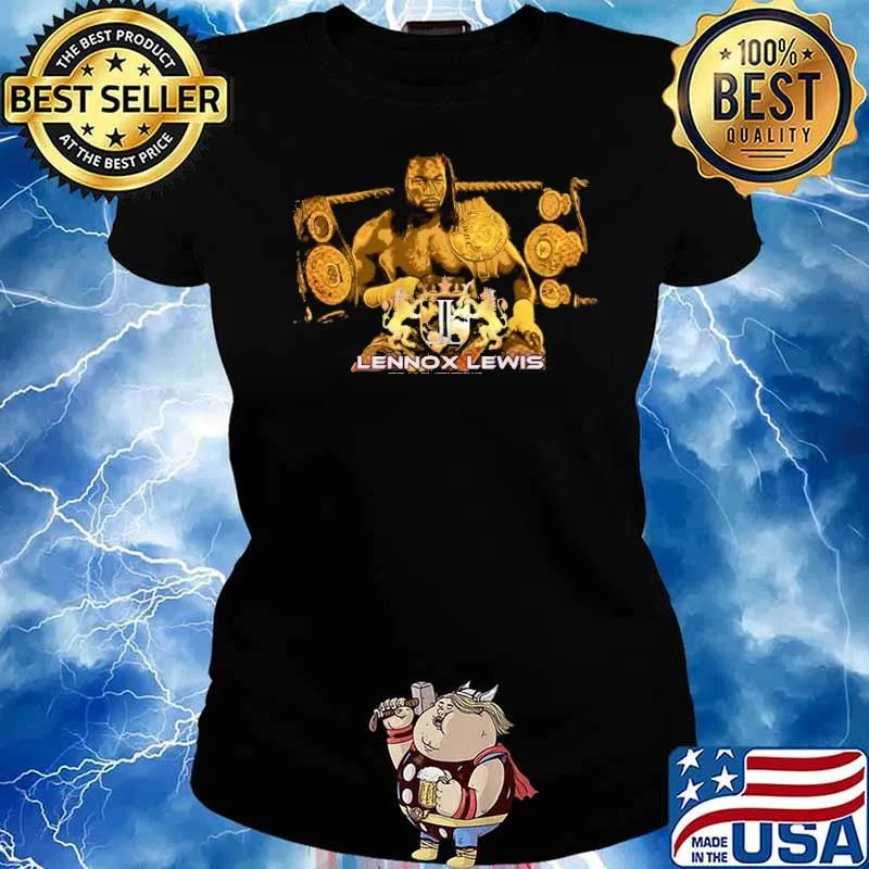 Lennox Lewis Poster Shirt Ladies tee