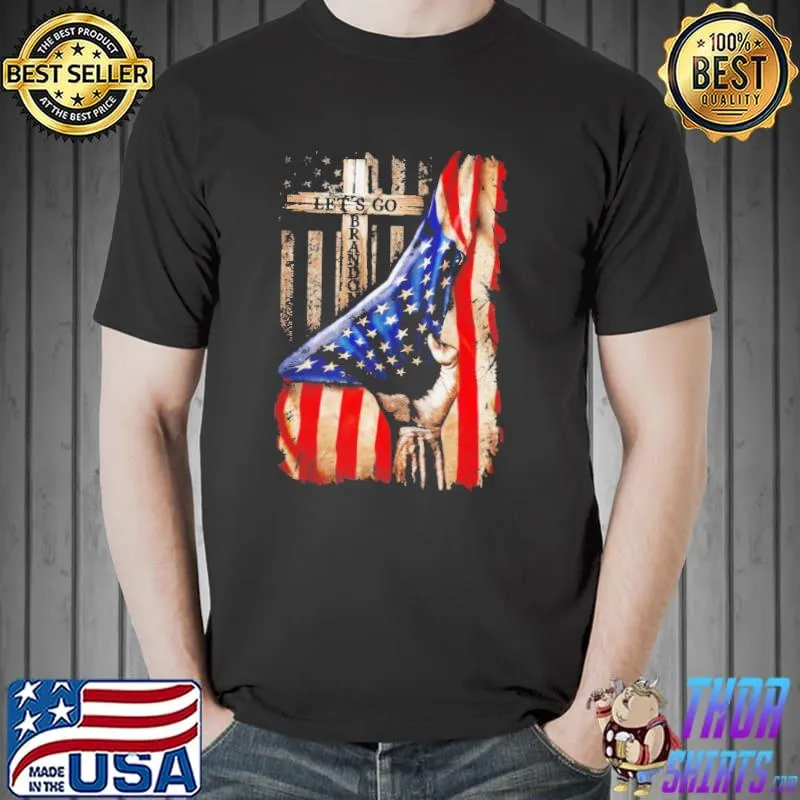 Let's Go Brandon Je-sus Cross Flag Shirt