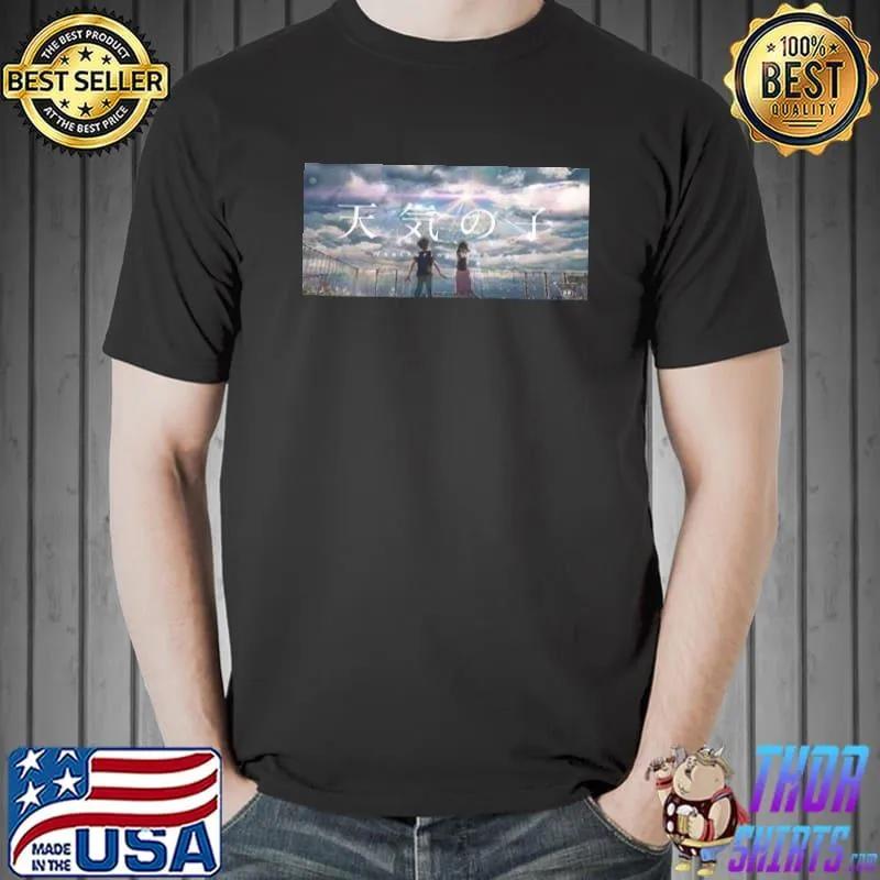 Light in sky weathering with you shirt