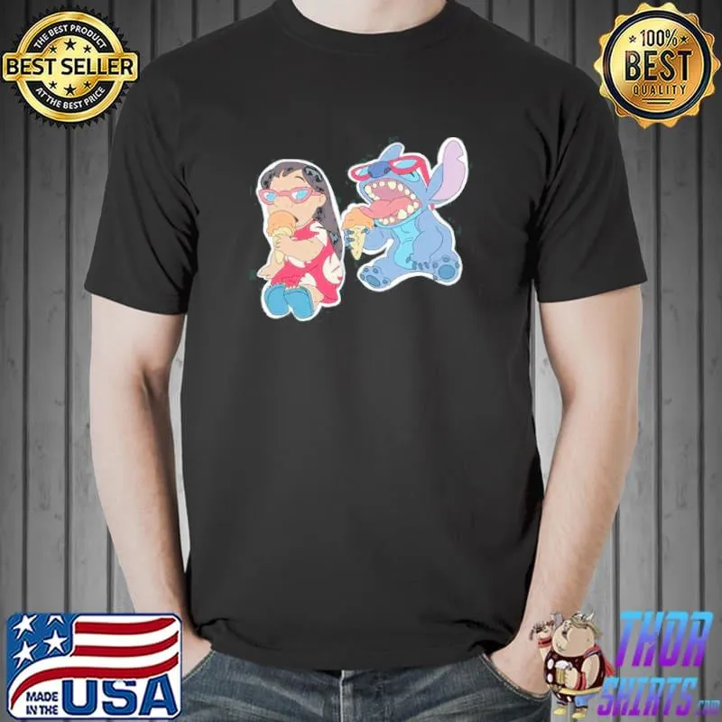 Lilo and stitch ice cream shirt