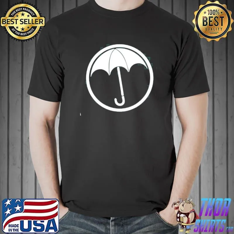 Logo black the umbrella academy movie shirt