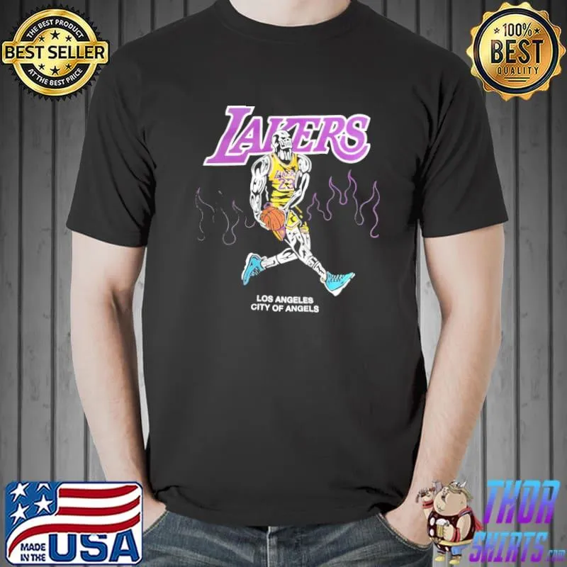 Los angeles city of angels lebron Lakers warren lotas shirt