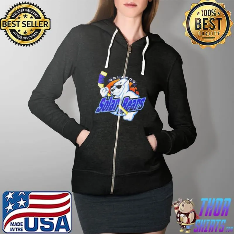 Lost orlando solar bears ihl hockey team logo s Full Zip Hooded