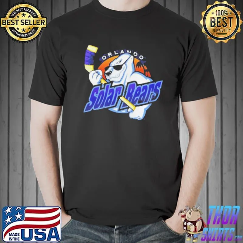 Lost orlando solar bears ihl hockey team logo shirt