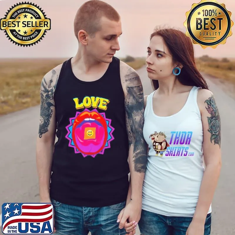 Love peace and love psychedelic hippie s Tank Top
