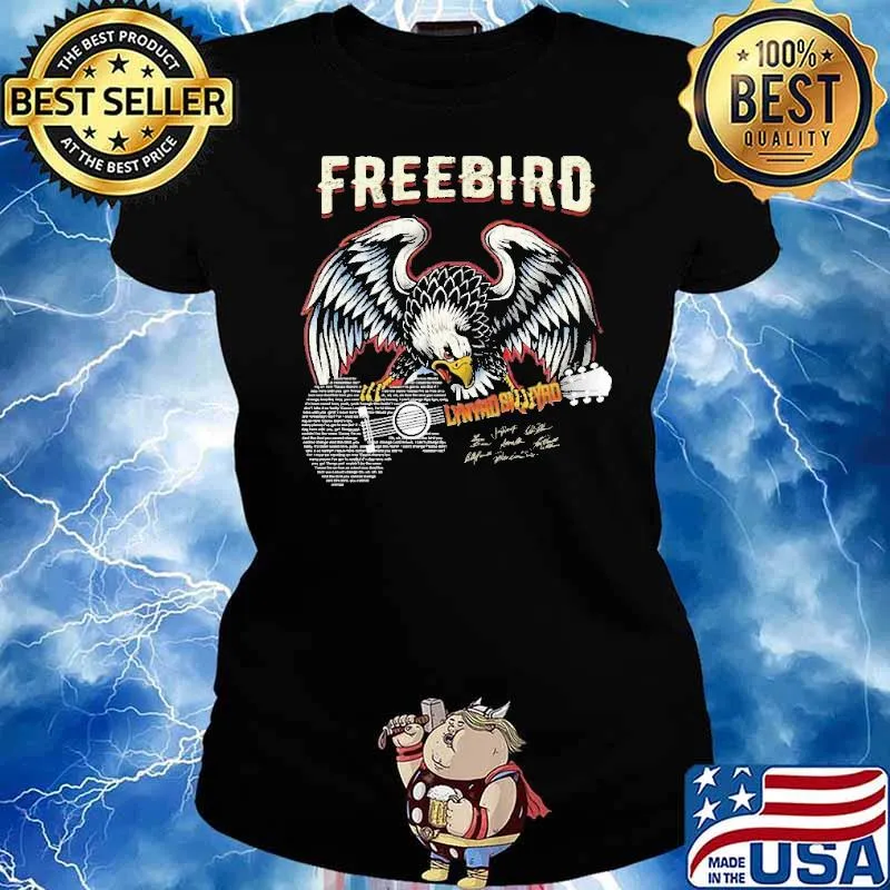Lynyrd Skynyrd Eagle Free Bird Shirt Ladies tee
