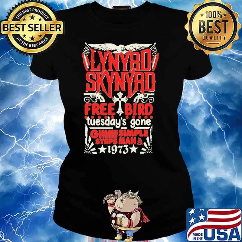 Lynyrd Skynyrd Free Bird Tuesday's Gone Shirt Ladies tee