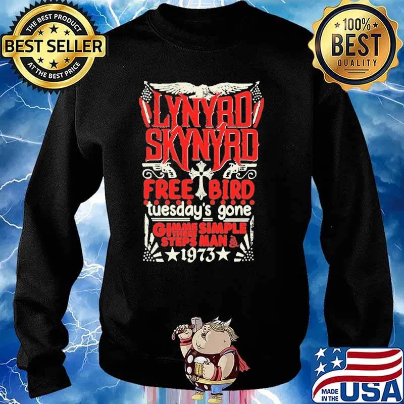 Lynyrd Skynyrd Free Bird Tuesday's Gone Shirt Sweater