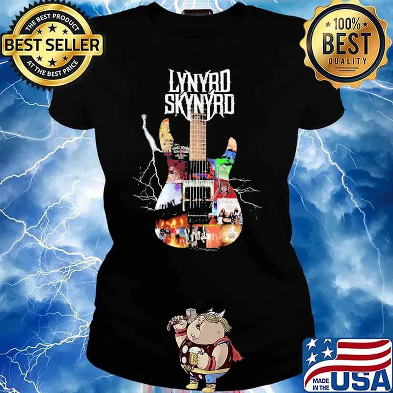 Lynyrd Skynyrd Guitar Shirt Ladies tee