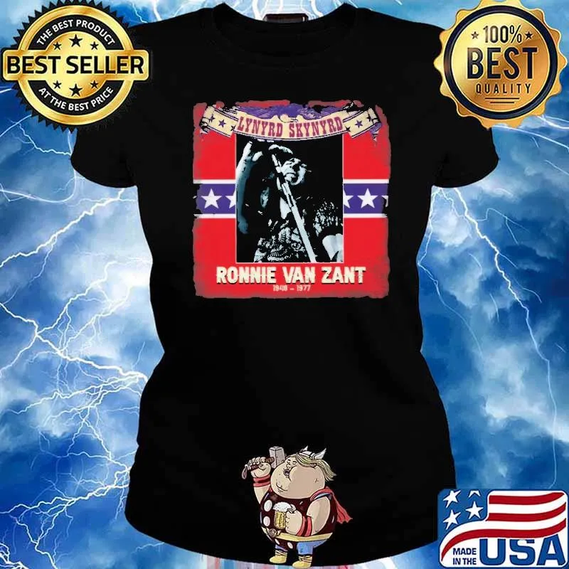 Lynyrd Skynyrd Ronnie Van Zant Shirt Ladies tee