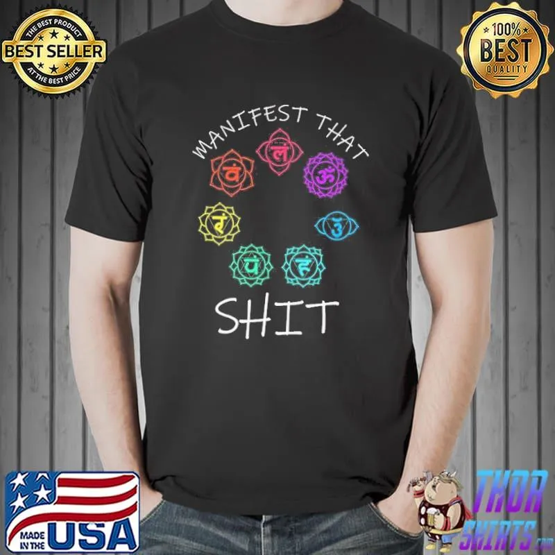 Manifest that shit spiritual symbols shirt