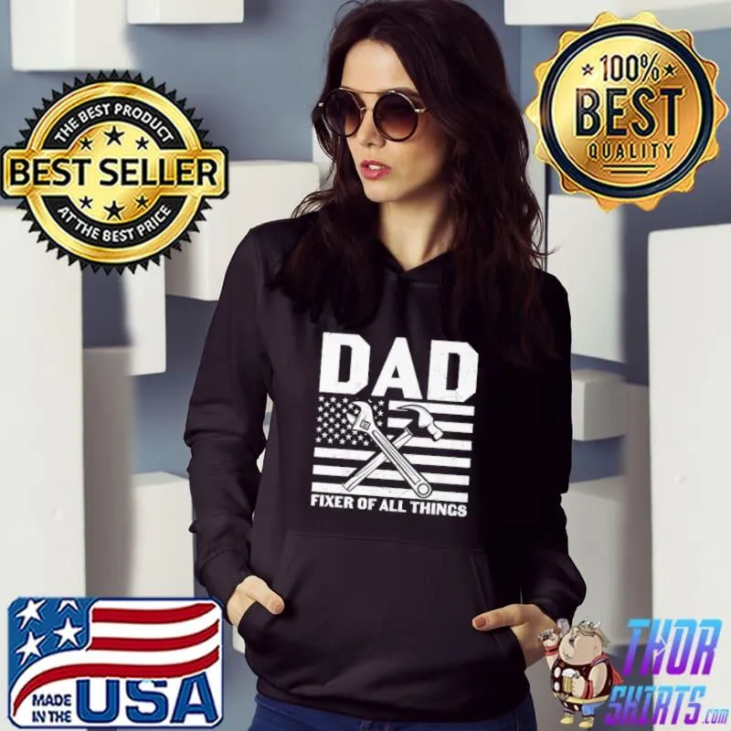 Mechanic dad fixer of all things dad father's day s Hoodie