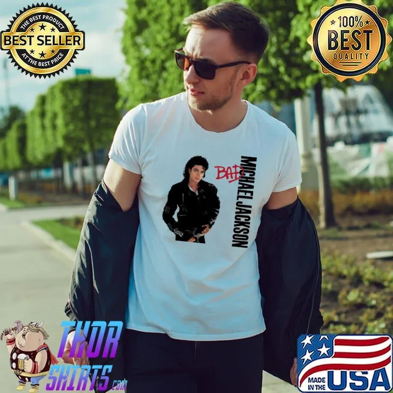Micheal Jackson Bad Poster Shirt