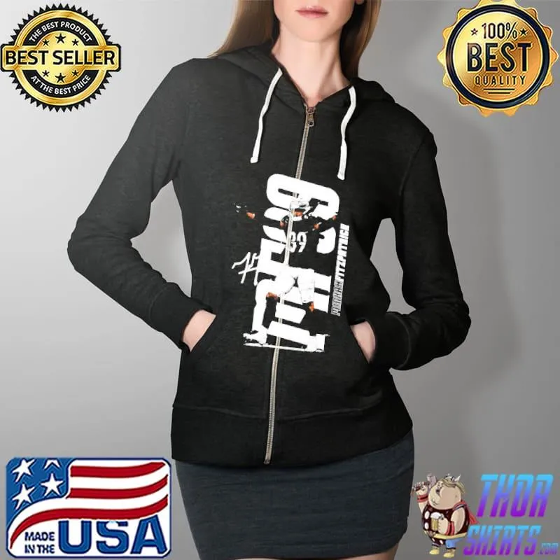 minkah Fitzpatrick Vertical football signature s Full Zip Hooded