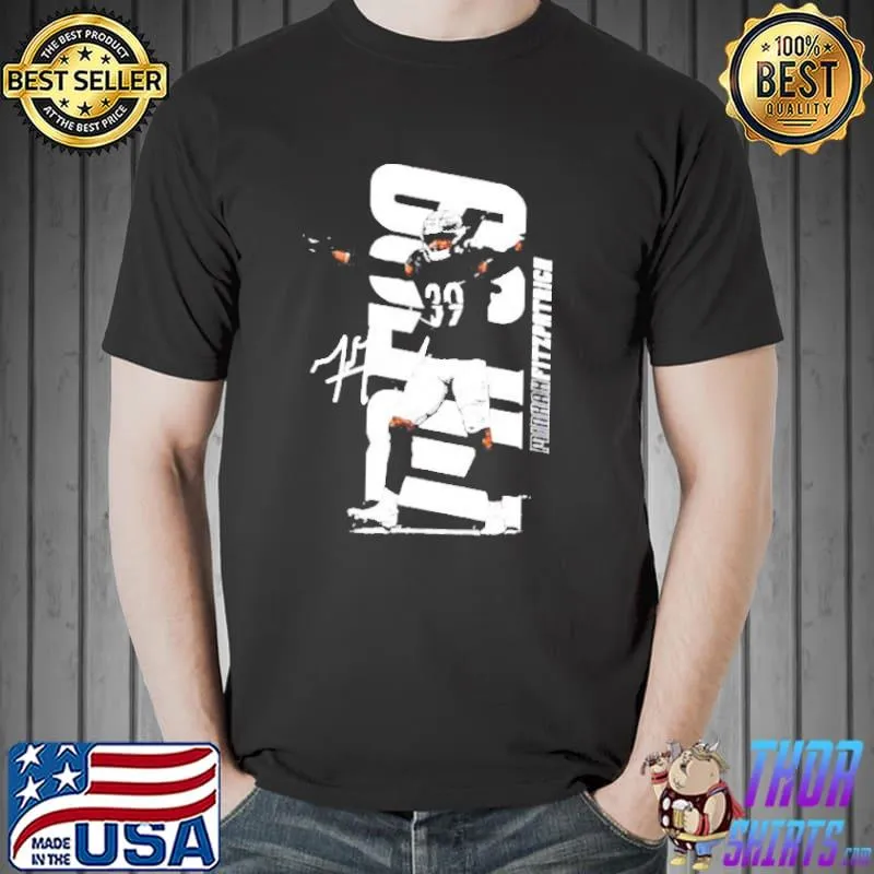 minkah Fitzpatrick Vertical football signature shirt