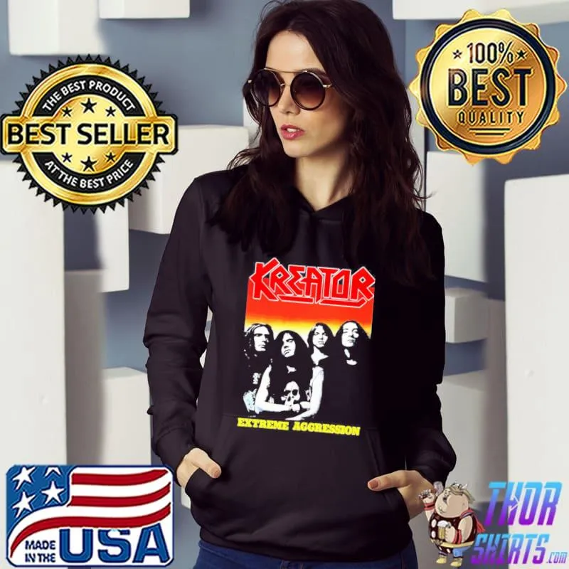 Music kreator retro rock band shirt