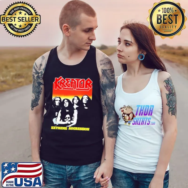 Music kreator retro rock band s Tank Top