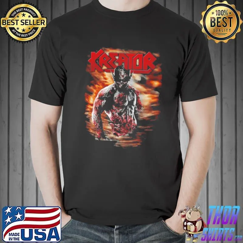 Music logo kreator retro rock band s Unisex